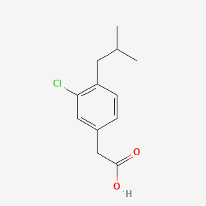 Acetic acid, (3-chloro-4-isobutylphenyl)-