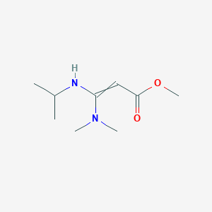 3-(Dimethylamino)-3-(isopropylamino)propenoic acid methyl ester