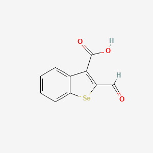 2-Formyl-1-benzoselenophene-3-carboxylic acid