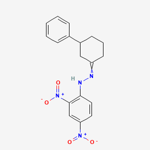 3-Phenylcyclohexanone 2,4-dinitrophenyl hydrazone