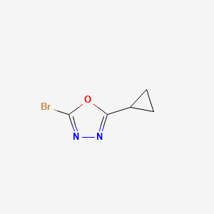 2-Bromo-5-cyclopropyl-1,3,4-oxadiazole