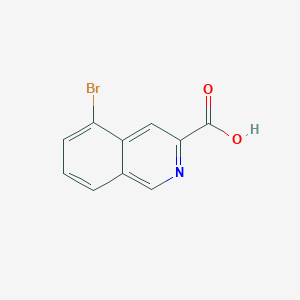 molecular formula C10H6BrNO2 B1379976 5-Bromoisoquinoline-3-carboxylic acid CAS No. 1416712-83-8