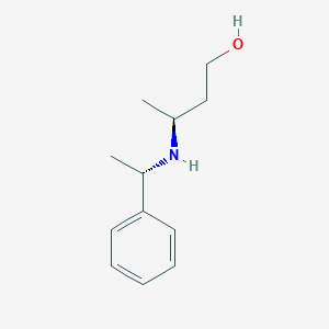 (3S)-3-[[(1S)-1-phenylethyl]amino]butan-1-ol