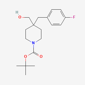 1-Boc-4-[(4-fluorophenyl)methyl]-4-(hydroxymethyl)-piperidine