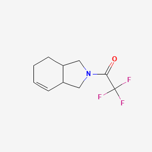 1H-Isoindole, 2,3,3A,4,5,7A-hexahydro-2-(trifluoroacetyl)-