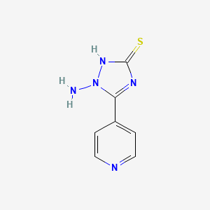 1-Amino-5-(4-pyridyl)-1H-1,2,4-triazole-3-thiol