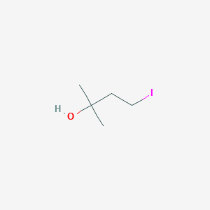molecular formula C5H11IO B1379988 2-丁醇，4-碘-2-甲基- CAS No. 221248-59-5