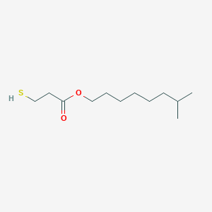 molecular formula C12H24O2S B13799885 7-Methyloctyl 3-sulfanylpropanoate CAS No. 56841-50-0