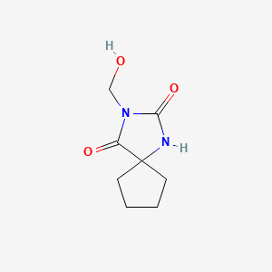 1,3-Diazaspiro(4.4)nonane-2,4-dione, 3-(hydroxymethyl)-