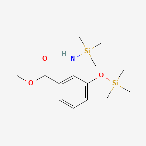 3-Hydroxyanthranilic acid, methyl ester, di(trimethylsilyl)-