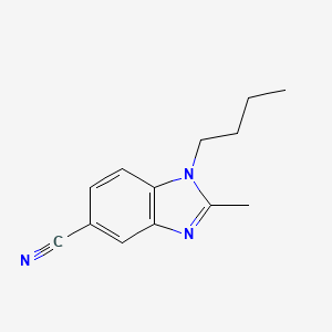 1-Butyl-2-methyl-1,3-benzodiazole-5-carbonitrile