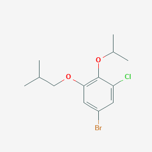 5-Bromo-1-chloro-2-isopropoxy-3-isobutoxybenzene