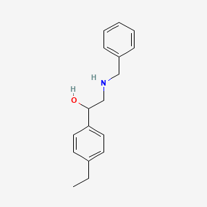 molecular formula C17H21NO B1380040 2-(Benzylamino)-1-(4-ethylphenyl)ethan-1-ol CAS No. 1181746-78-0