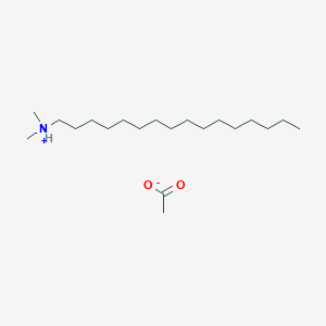 Hexadecyldimethylammonium acetate