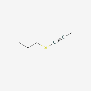 1-Propyne, 1-((2-methylpropyl)thio)-