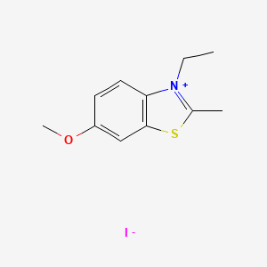 3-Ethyl-6-methoxy-2-methyl-1,3-benzothiazol-3-ium iodide