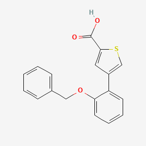 4-[2-(Benzyloxy)phenyl]thiophene-2-carboxylic acid