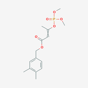 (3,4-dimethylphenyl)methyl 3-dimethoxyphosphoryloxybut-2-enoate