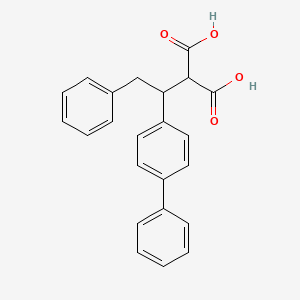 [1-(Biphenyl-4-yl)-2-phenylethyl]malonic acid