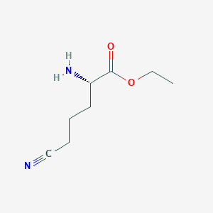 Ethyl 6-nitrilo-L-norleucinate