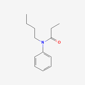 molecular formula C13H19NO B13801015 Propionanilide, N-butyl- CAS No. 63915-99-1