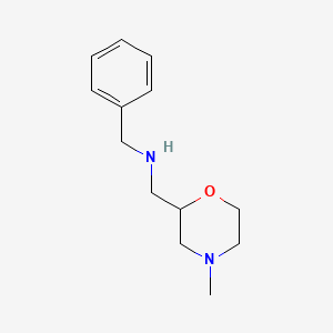 molecular formula C13H20N2O B1380138 Benzyl[(4-methylmorpholin-2-yl)methyl]amine CAS No. 1487369-65-2