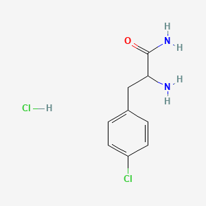 2-Amino-3-(4-chlorophenyl)propanamide hydrochloride