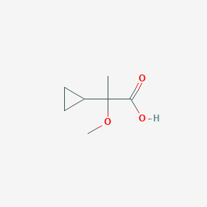 2-Cyclopropyl-2-methoxypropanoic acid