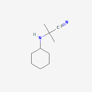 Acetonitrile, 2-cyclohexylamino-2-dimethyl-