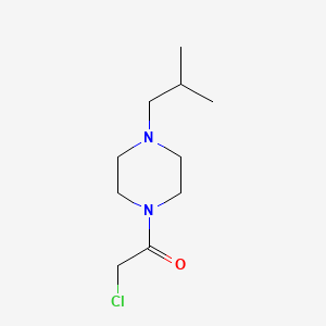 2-Chloro-1-[4-(2-methylpropyl)piperazin-1-yl]ethanone