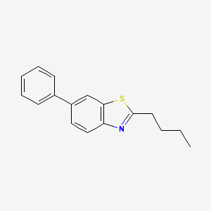 2-Butyl-6-phenylbenzothiazole