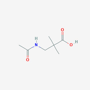 3-Acetamido-2,2-dimethylpropanoic acid