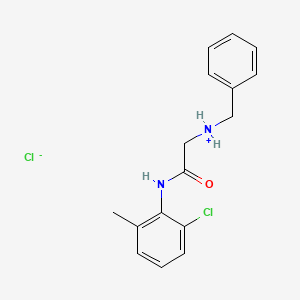 2-(Benzylamino)-6'-chloro-o-acetotoluidide, hydrochloride