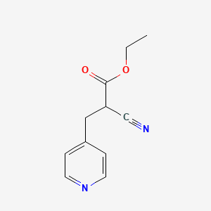 Ethyl 2-cyano-3-pyridin-4-ylpropanoate
