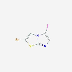 2-Bromo-5-iodoimidazo[2,1-b]thiazole