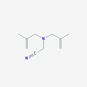 (Bis(2-methyl-2-propenyl)amino)acetonitrile