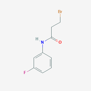 3-bromo-N-(3-fluorophenyl)propanamide