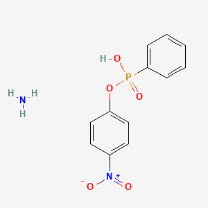 molecular formula C12H13N2O5P B13801751 P-NitrophenylPhosphate,AmmoniumSalt CAS No. 57885-61-7