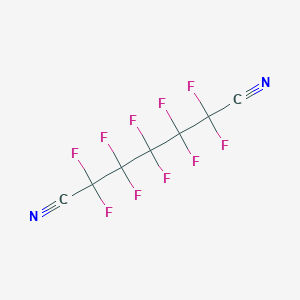 molecular formula C7F10N2 B13801815 Decafluoroheptanedinitrile CAS No. 23843-73-4