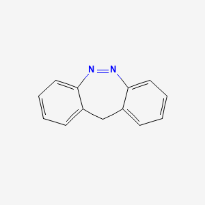 molecular formula C13H10N2 B13801817 11H-Dibenzo[c,f][1,2]diazepine CAS No. 256-91-7