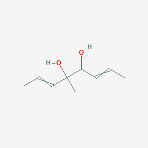 molecular formula C9H16O2 B13801825 4-Methyl-2,6-octadiene-4,5-diol CAS No. 56335-74-1