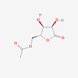 molecular formula C7H10O6 B13801897 5-O-Acetyl-D-ribo-1,4-lactone 