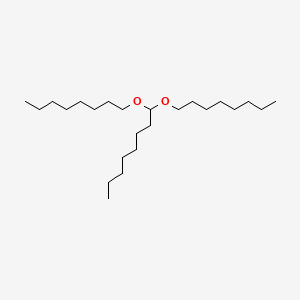 molecular formula C24H50O2 B13801921 Octane, 1,1-bis(octyloxy)- CAS No. 68527-82-2