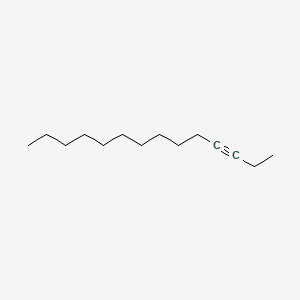 molecular formula C14H26 B13801924 3-Tetradecyne CAS No. 60212-32-0