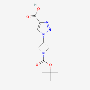 1-{1-[(tert-butoxy)carbonyl]azetidin-3-yl}-1H-1,2,3-triazole-4-carboxylic acid