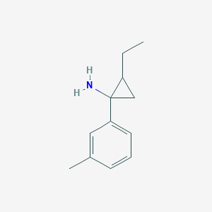 2-Ethyl-1-(3-methylphenyl)cyclopropan-1-amine