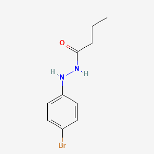 molecular formula C10H13BrN2O B13801941 N'-(4-bromophenyl)butanehydrazide CAS No. 74305-98-9