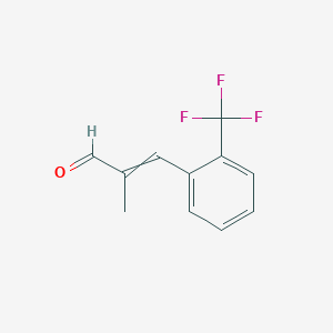 2-Methyl-3-[2-(trifluoromethyl)phenyl]prop-2-enal