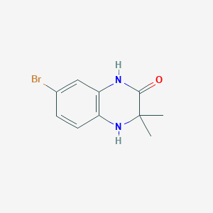 7-Bromo-3,3-dimethyl-1,2,3,4-tetrahydroquinoxalin-2-one