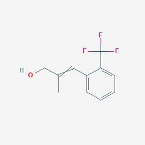 2-Methyl-3-[2-(trifluoromethyl)phenyl]prop-2-en-1-ol